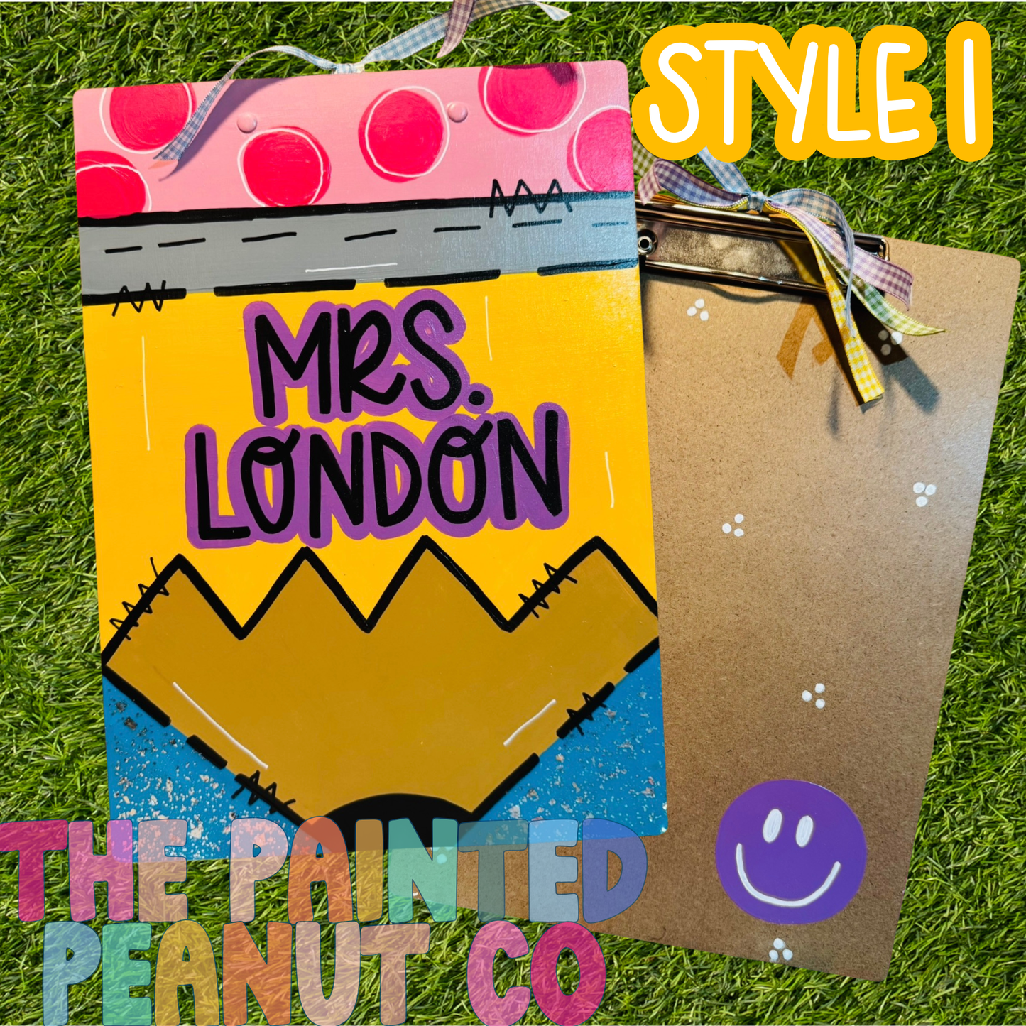 Custom hand painted Clipboard