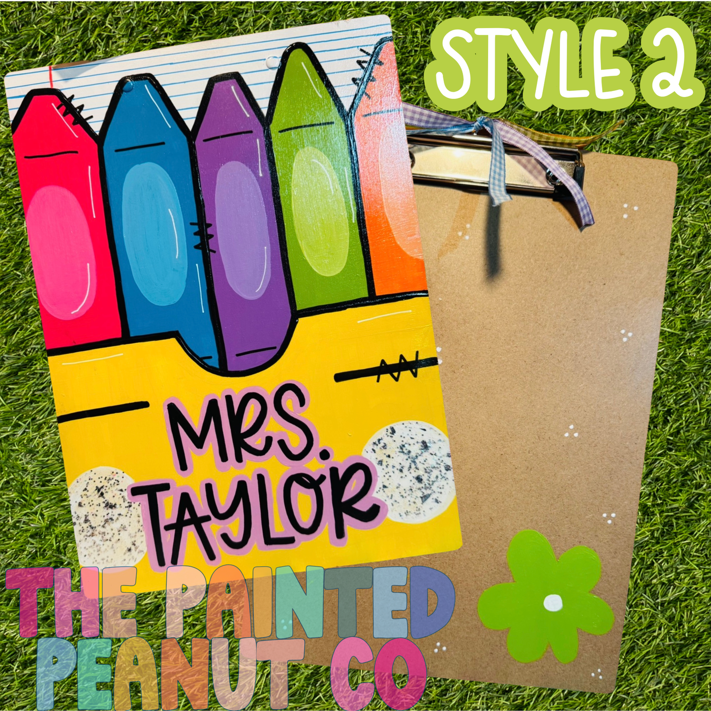Custom hand painted Clipboard