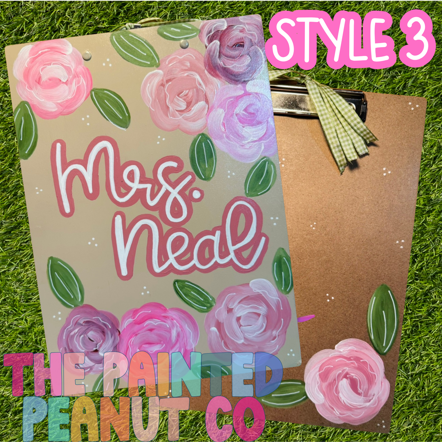 Custom hand painted Clipboard