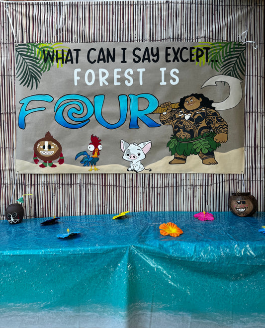Large 5 foot Custom Banner